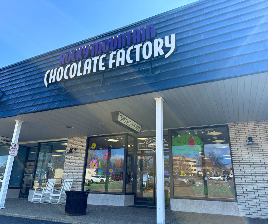 the front of Rocky Mountain Chocolate Factory