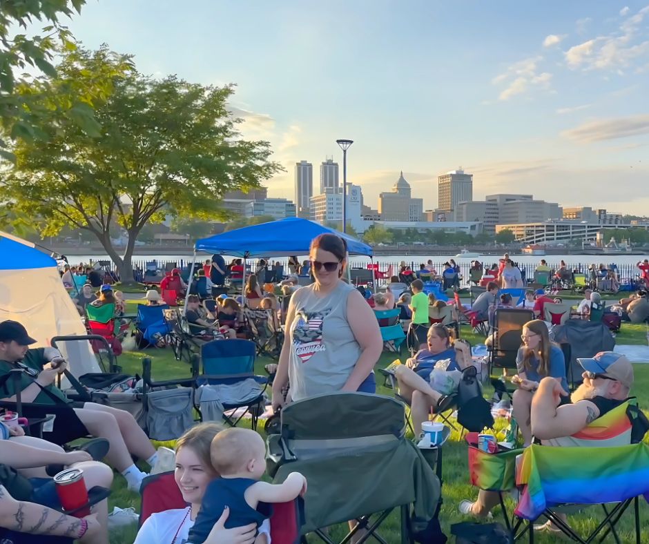 the famous Red, White & BOOM! fireworks show